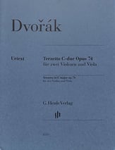 Terzetto in C Major, Op. 74 2 Violin and Viola Trio cover